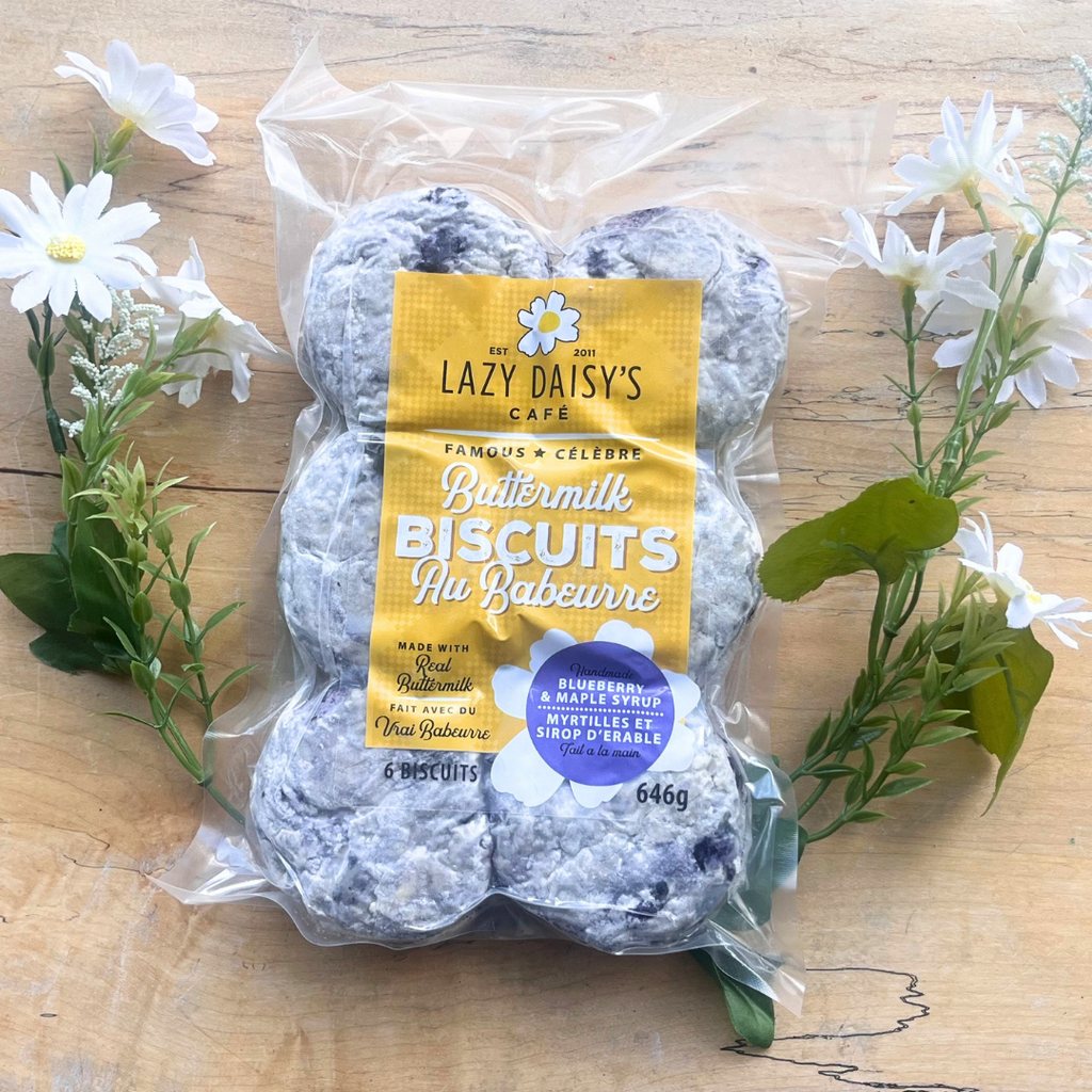 Blueberry & Maple Syrup Bake At Home Biscuits