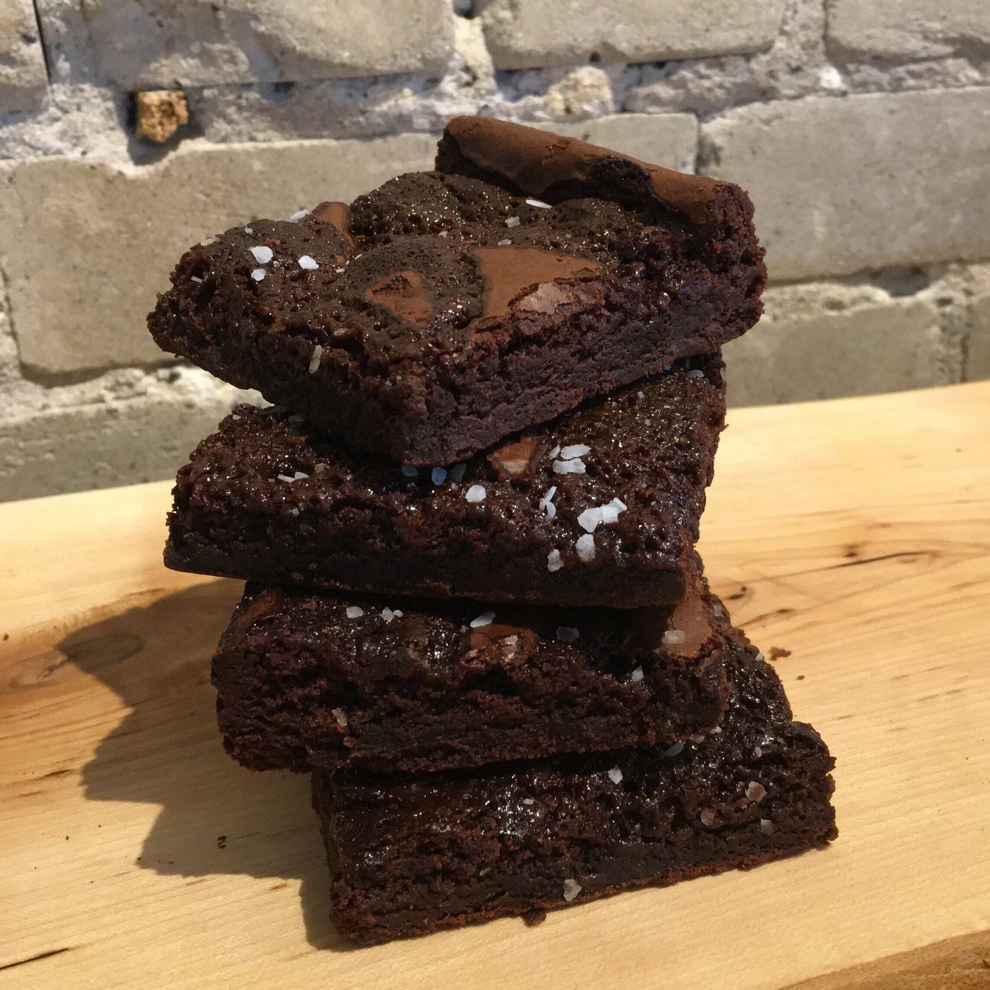 Chocolate Salted Caramel Brownies (4 pack)