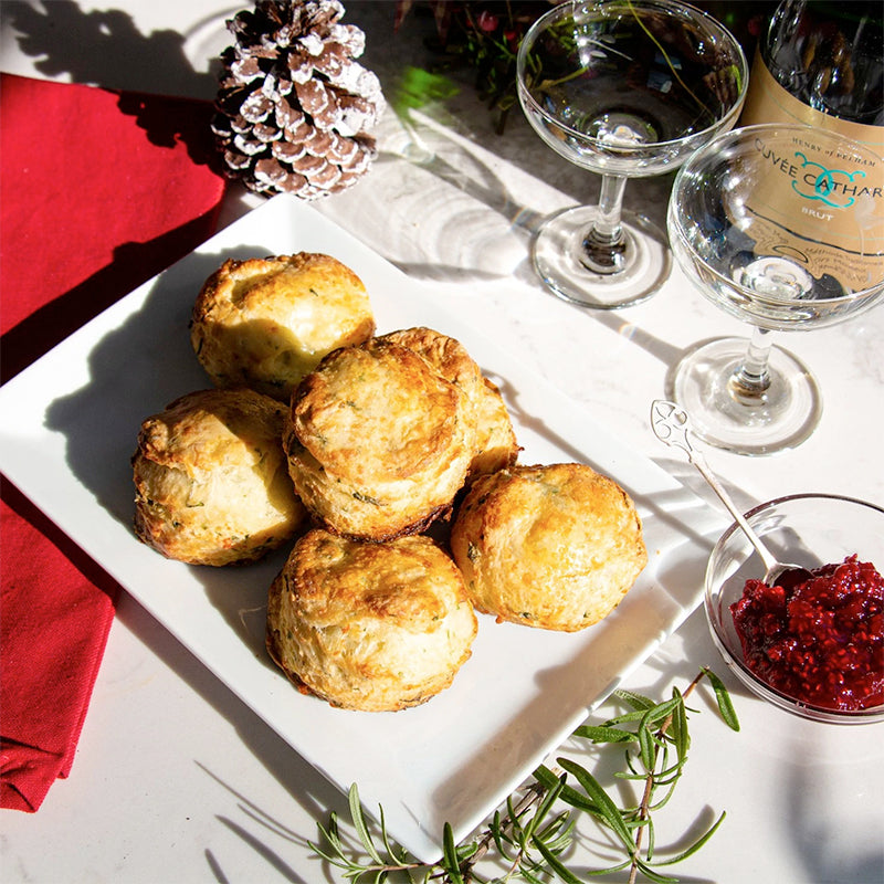 Ready Baked Roasted Garlic and Asiago Biscuit