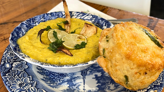 Spicy Parsnip, Apple & Sweet Potato Soup Recipe