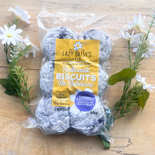 Blueberry & Maple Syrup Bake at Home Biscuits