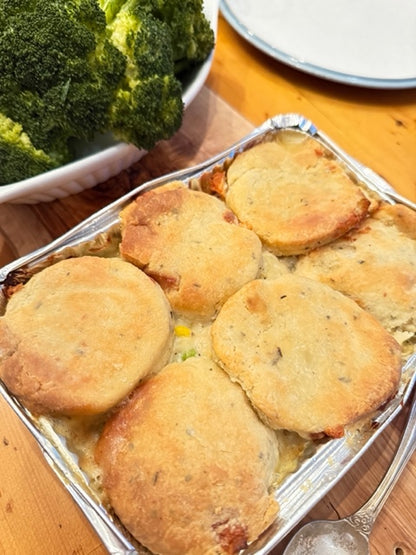 Chicken and Biscuit Pot Pie - Sanagan's Meat Locker & Lazy Daisy Collab