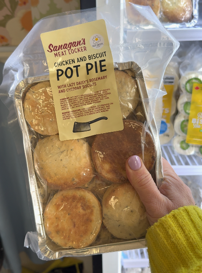 Chicken and Biscuit Pot Pie - Sanagan's Meat Locker & Lazy Daisy Collab